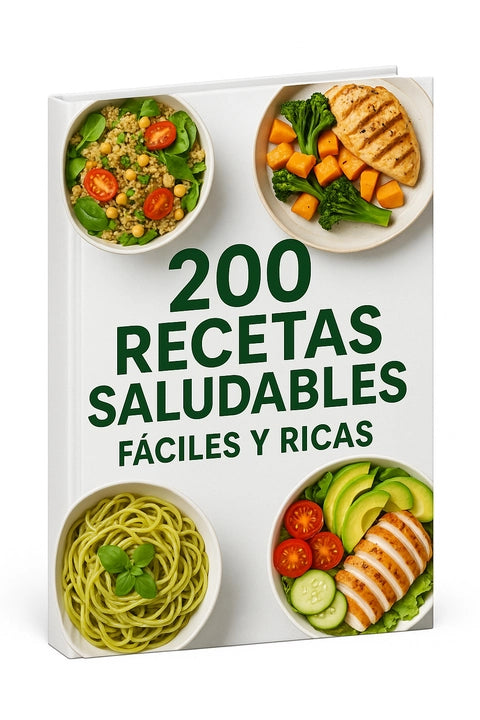 Recetario BAJAR DE PESO (+200 RECETAS)+200 recetas keto de regalo